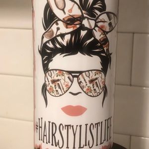#Hairstylistlife Hair Stylist Life Tumbler 20oz Hot Cold Made New To Order